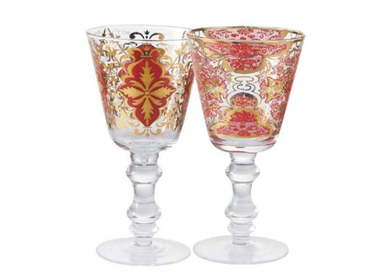 Damasco Set 2 Bicchieri Vino