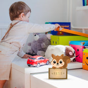 Lampada da tavolo bambino Scoiattolo personalizzabile con nome – Vintiun