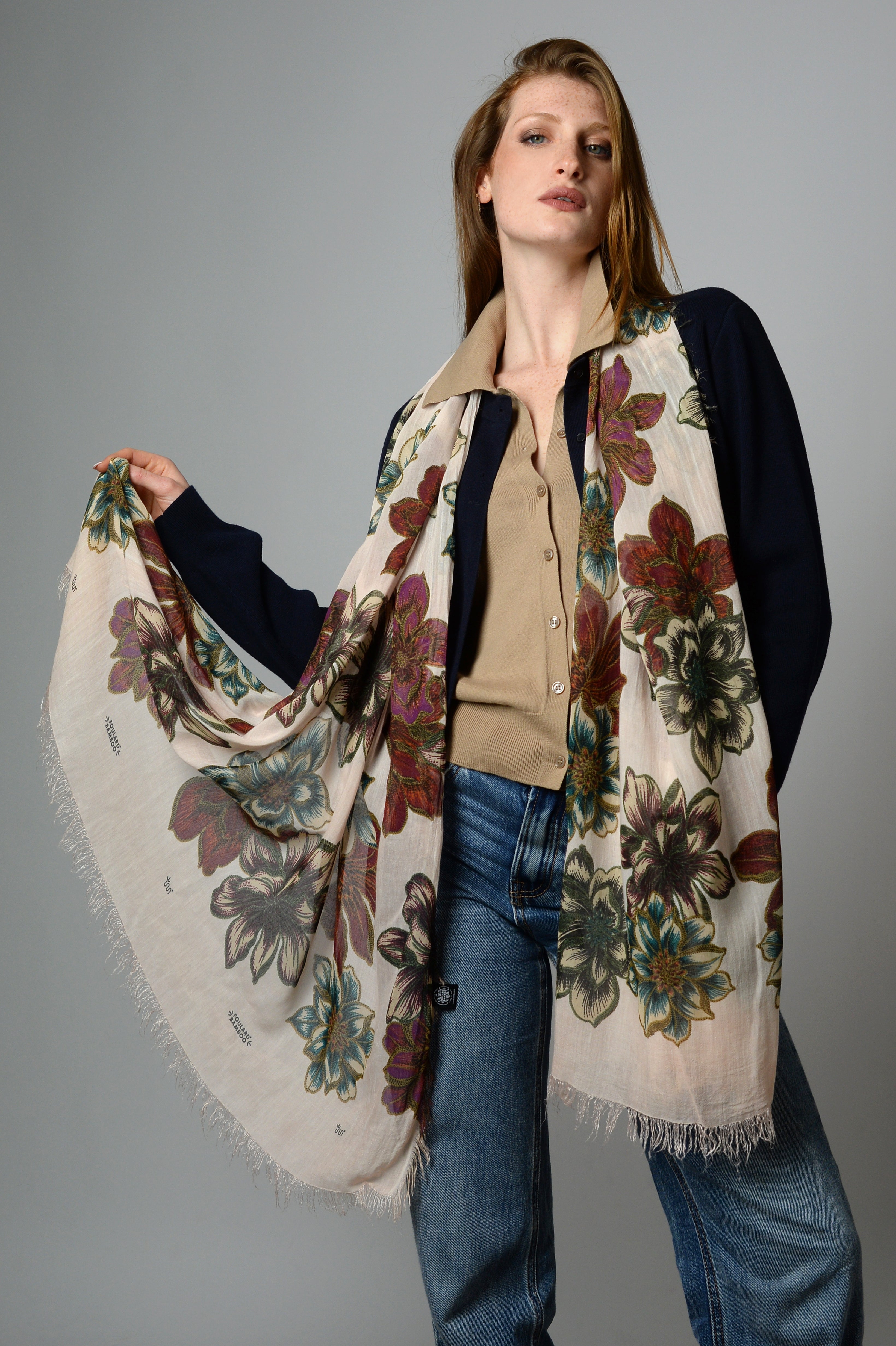 Foulard Bamboo SEURAT – Fibra di Bambù e TENCEL™| Innbamboo