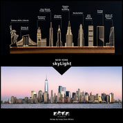 Sbam Design Skylight Maxi New York – Lampada in plexiglas e legno, design moderno