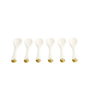 Set 6 Cucchiaini Nippon White in Porcellana | Tokyo Design Studio
