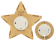 Luce notturna a stella media personalizzabile in legno – Vintiun