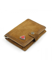 Suede/Red Cabochon iClutch – Portafoglio compatto & stile | Kjøre Project