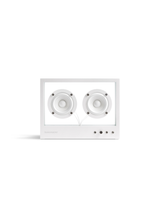 Small Transparent Speaker – Bianco | Design Minimal e Suono Hi-Fi