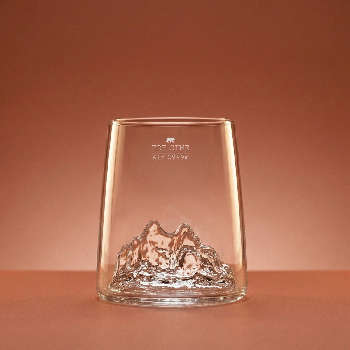 Set 2 Bicchierini Shot TOPOGRAPHIC con Montagne 3D | Alaskan Maker