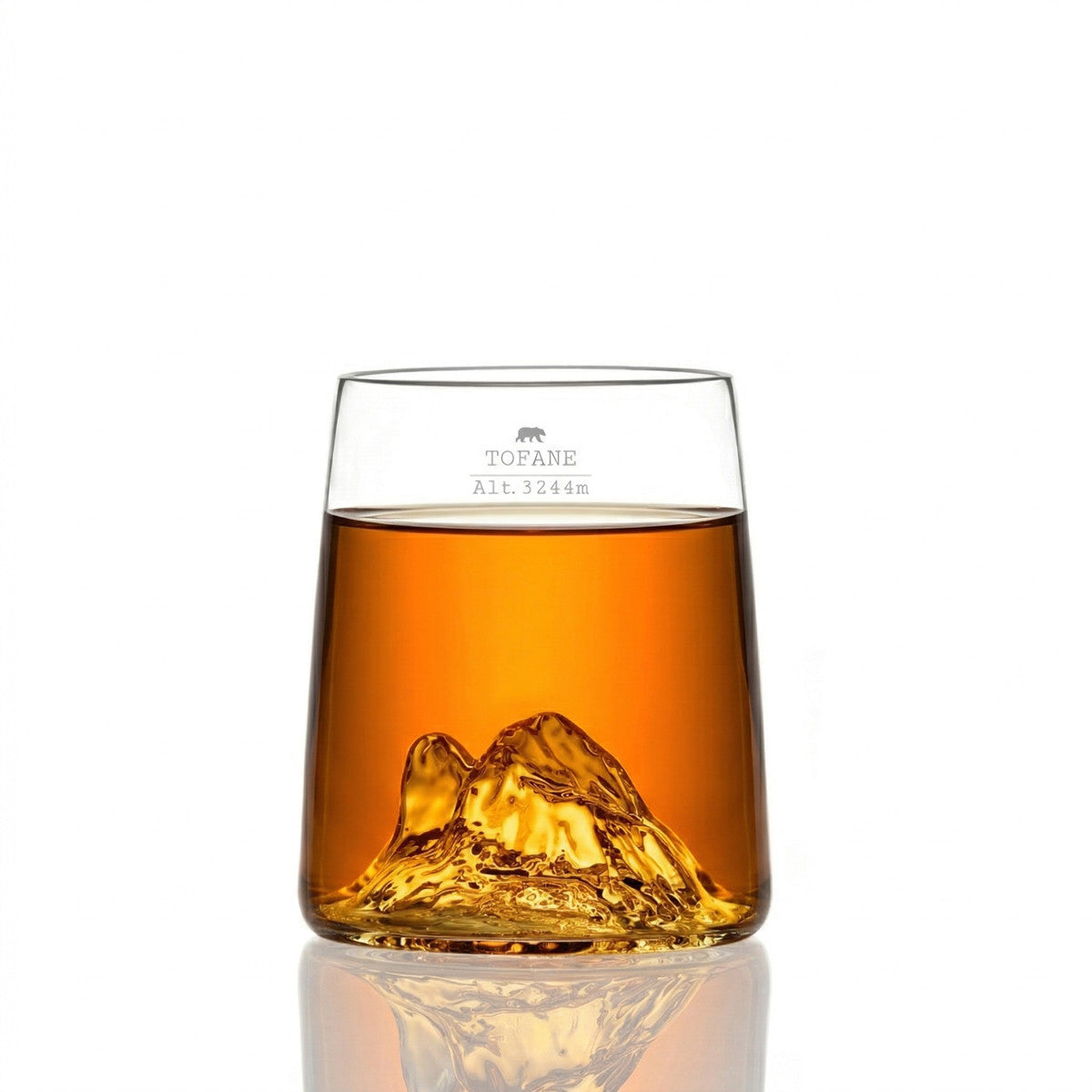 Set 2 Bicchierini Shot TOPOGRAPHIC con Montagne 3D | Alaskan Maker