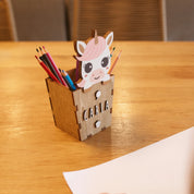 Portapenne Unicorno in Legno – Regalo Creativo e Decorativo Vintiun