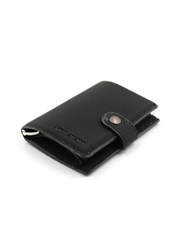 Vegan Black iClutch + Coins – Portafoglio compatto & stile | Kjøre Project