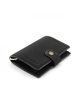 Vegan Black iClutch + Coins – Portafoglio compatto & stile | Kjøre Project