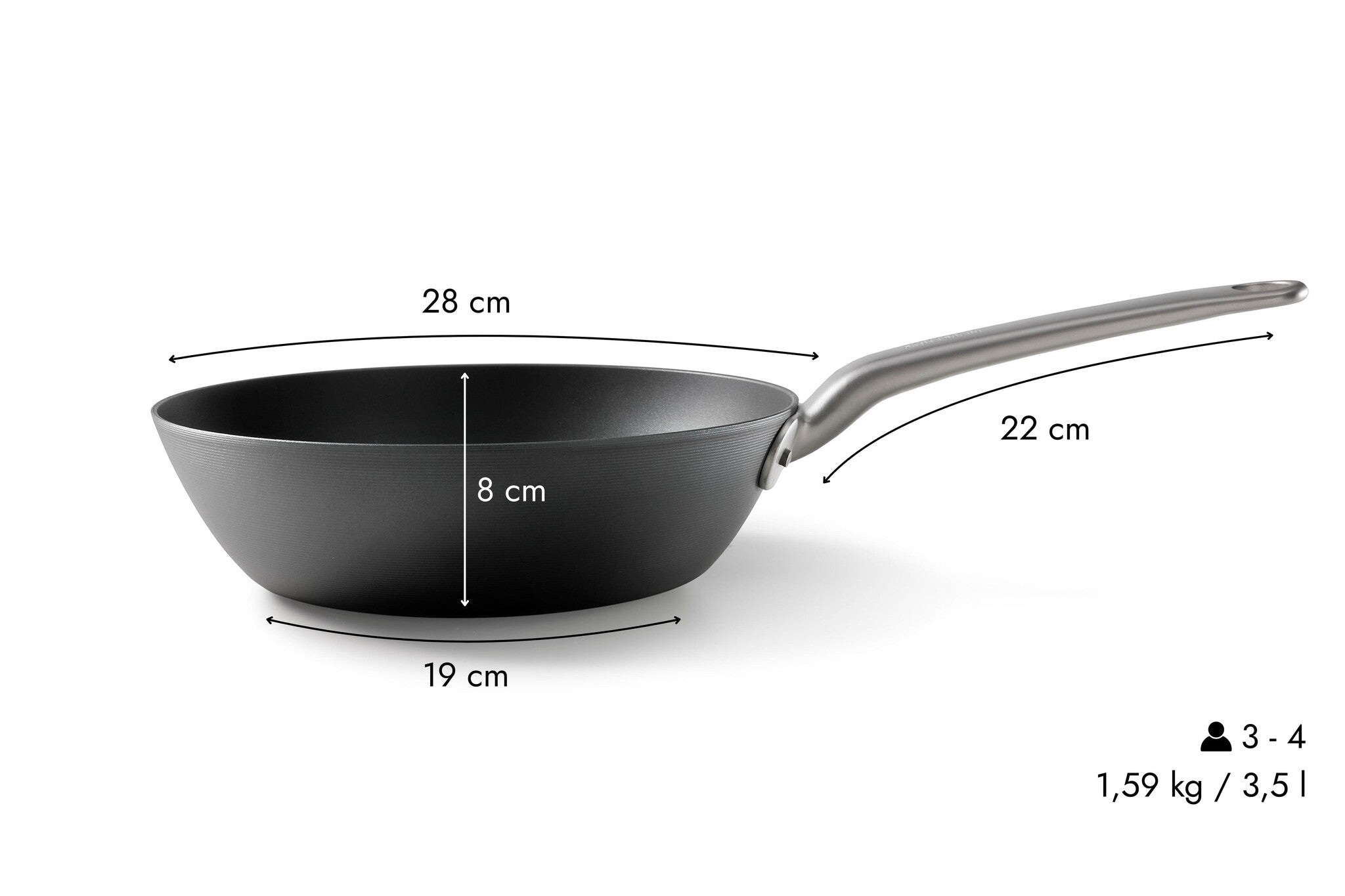 Wok in Acciaio al Carbonio – Antiaderenza Naturale | Skottsberg