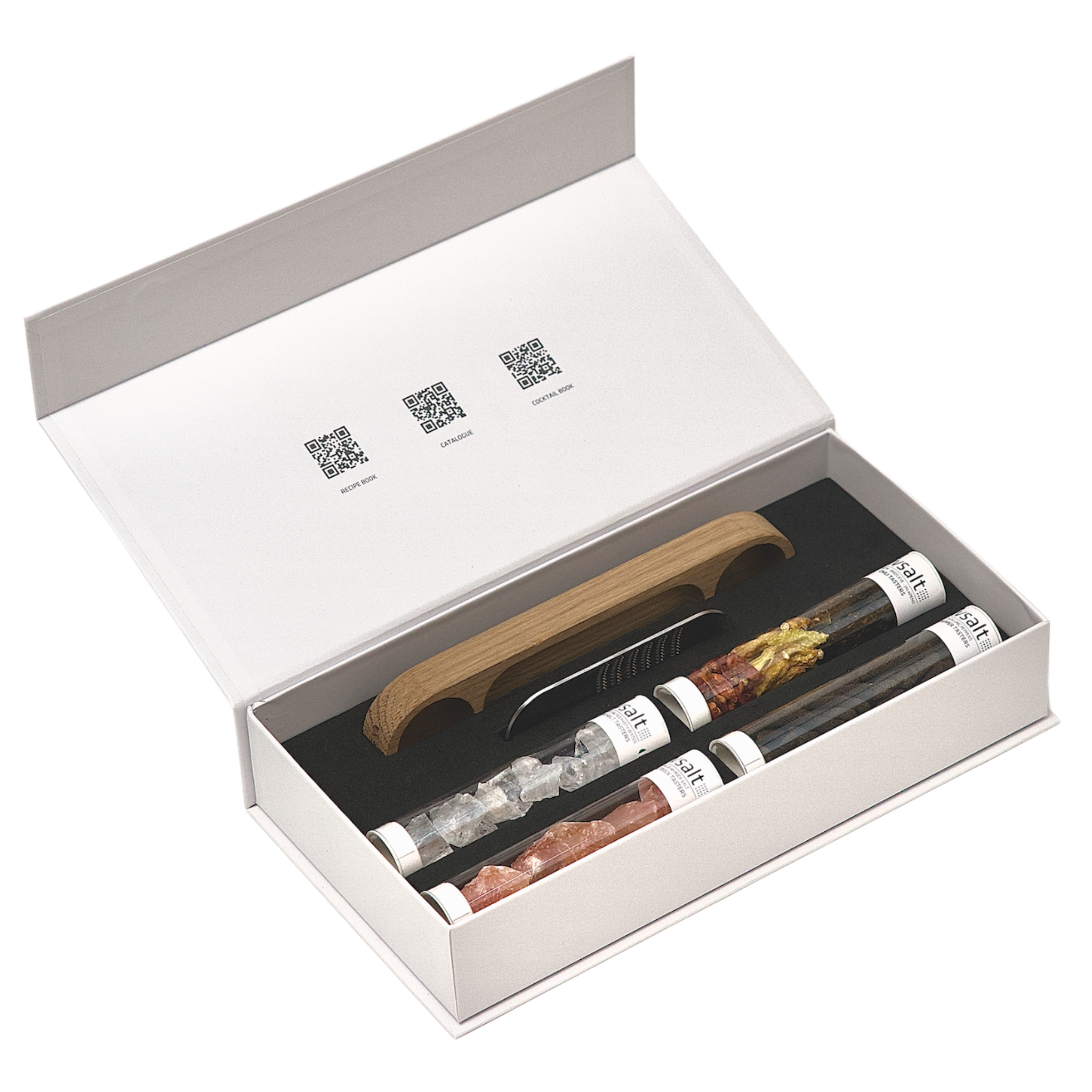 THE SPICE TATERS GIFT BOX - SELECTION OF SALT, PEPPER & CHILI