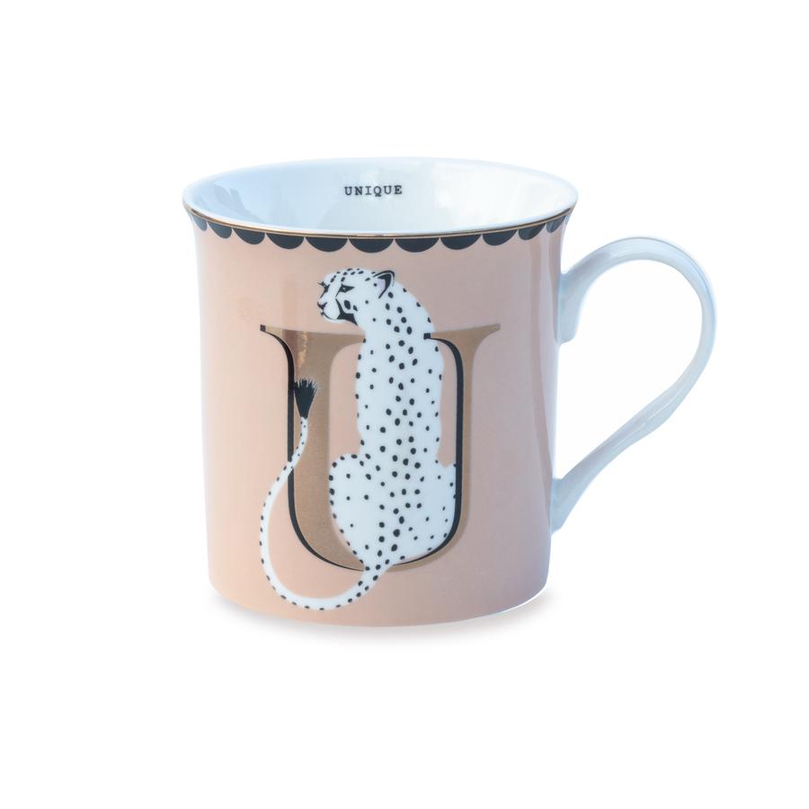 Tazza Lettera Personalizzabile – Design Gold Edition | Yvonne Ellen