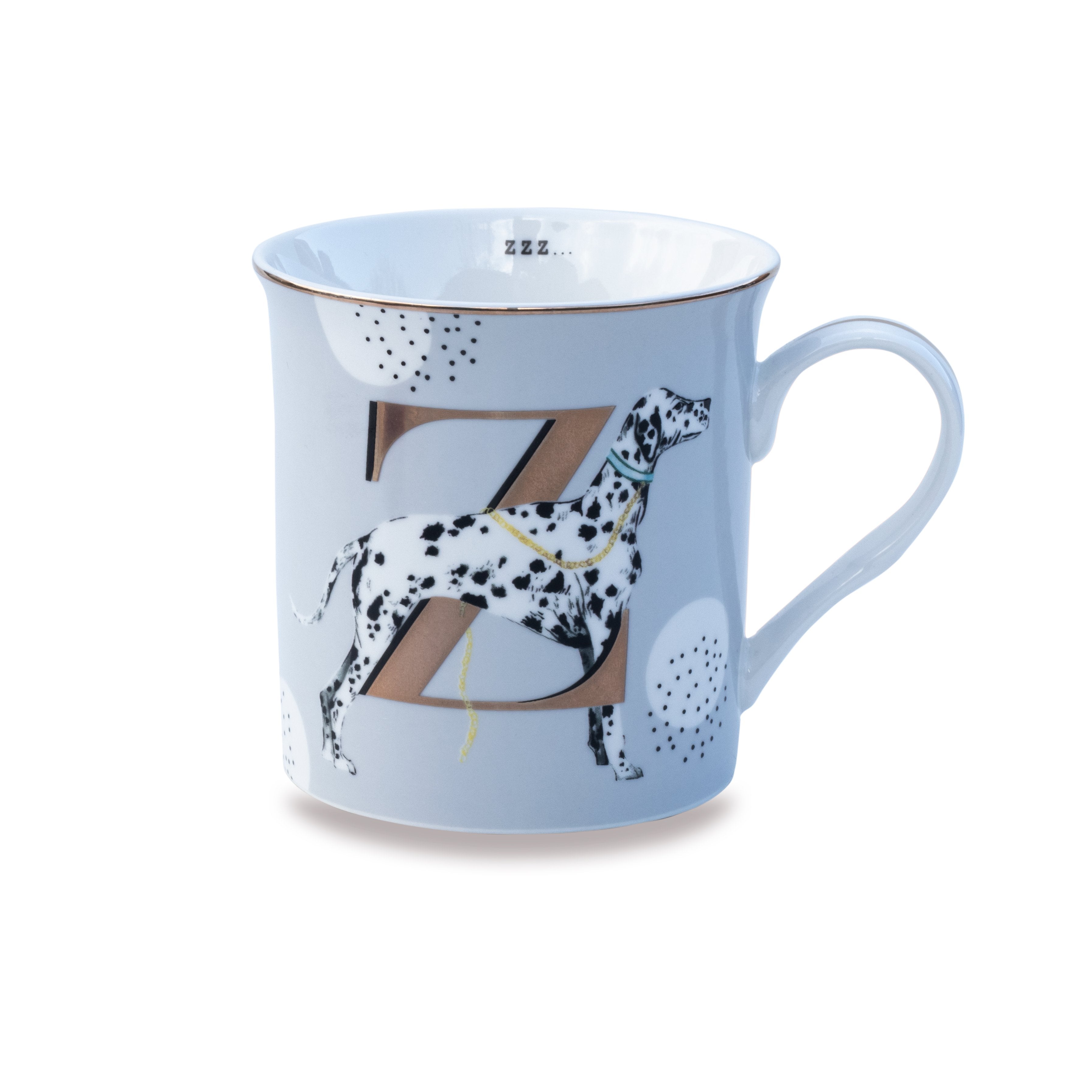 Tazza Lettera Personalizzabile – Design Gold Edition | Yvonne Ellen