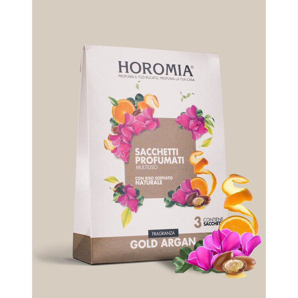 Horomia Sacchetti Profumati Gold Argan | Inverticale