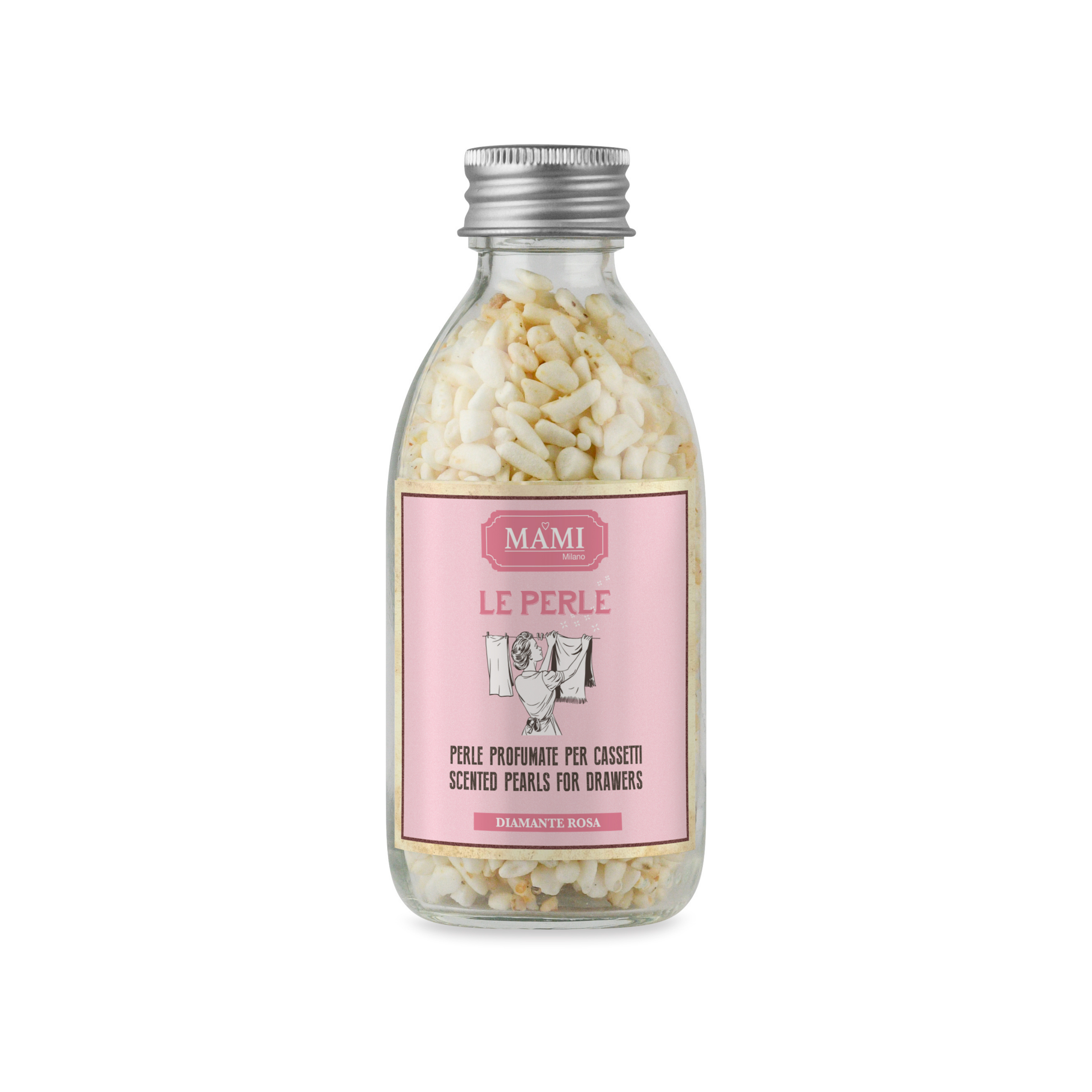 Mami Milano Perle profumate per Cassetti Diamante Rosa | Inverticale