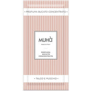 Profuma Bucato Talco e Muschio – Fragranza dolce talcata, bouquet floreale e muschio bianco persistente | Muhà