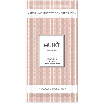 Profuma Bucato Talco e Muschio – Fragranza dolce talcata, bouquet floreale e muschio bianco persistente | Muhà