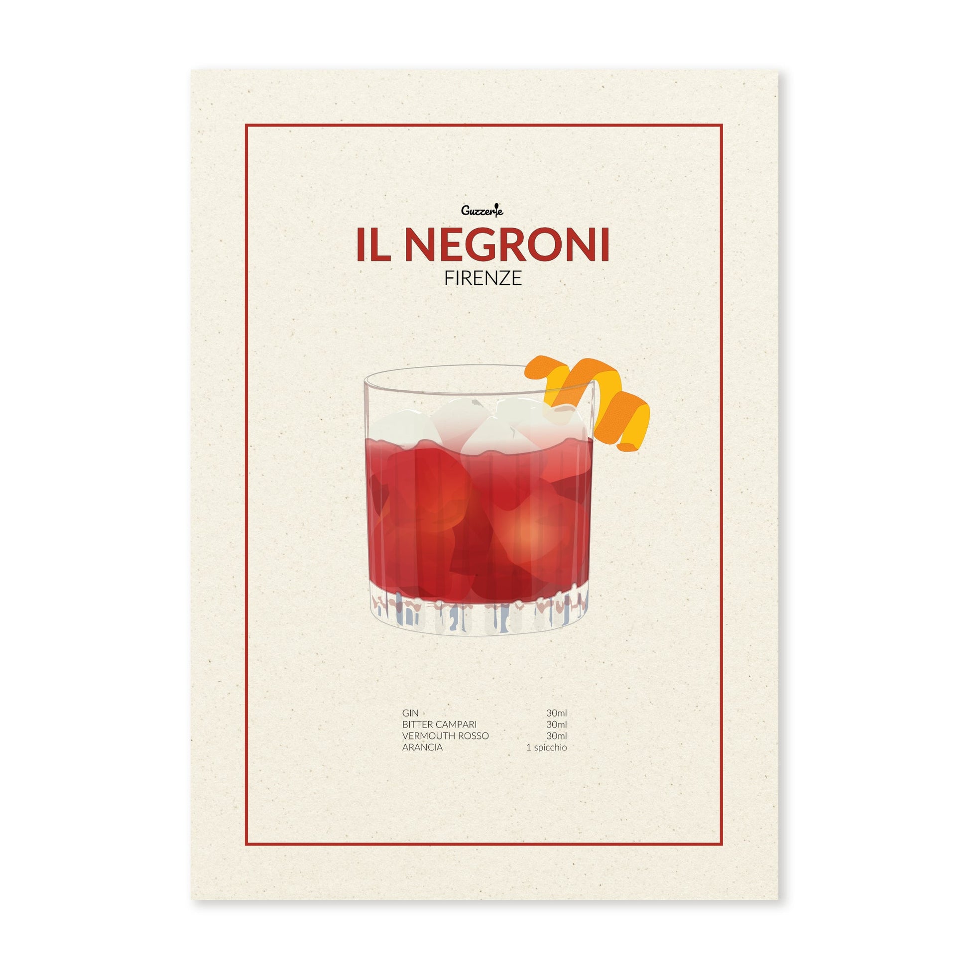 Poster del Negroni | Guzzerie