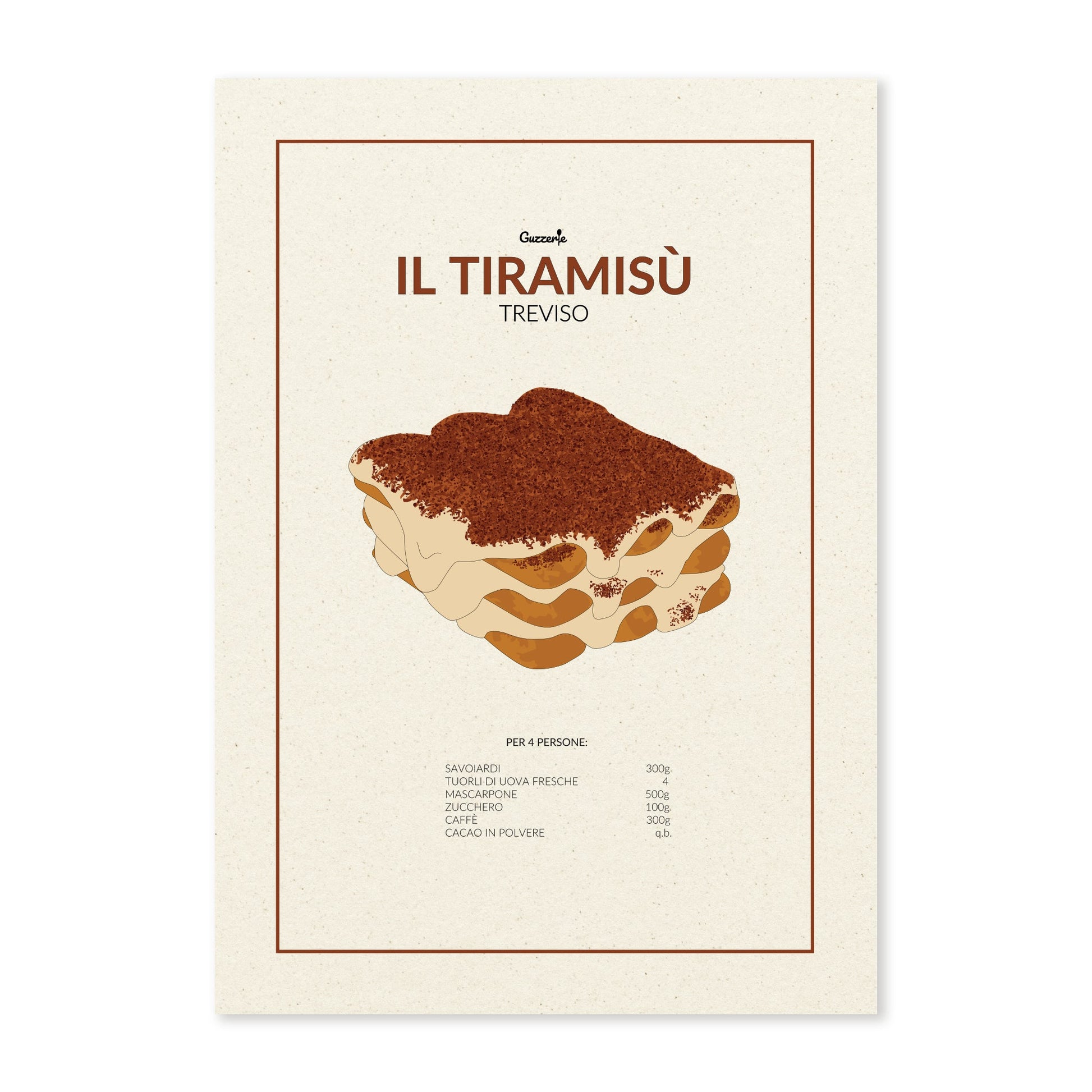 Poster del Tiramisù | Guzzerie